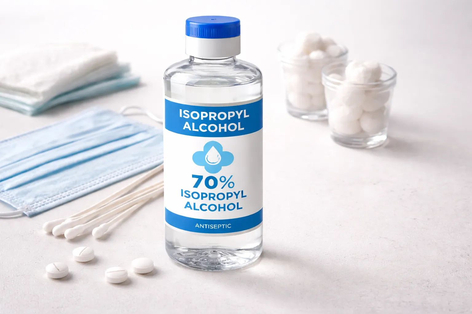 Флакон с изопропиловым спиртом
